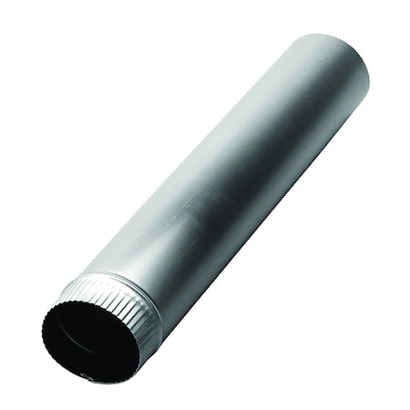 Deflecto Deflect-O 24 in. L X 3 in. D Silver Aluminum Vent Pipe DP243